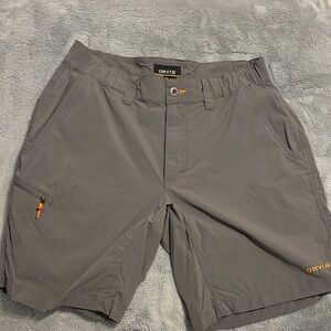 Orvis Charcoal Cargo Shorts for Men